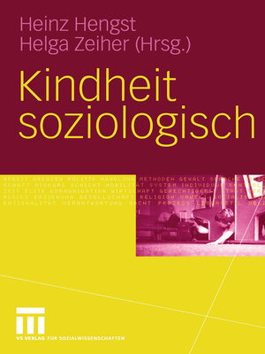 cover image of Kindheit soziologisch